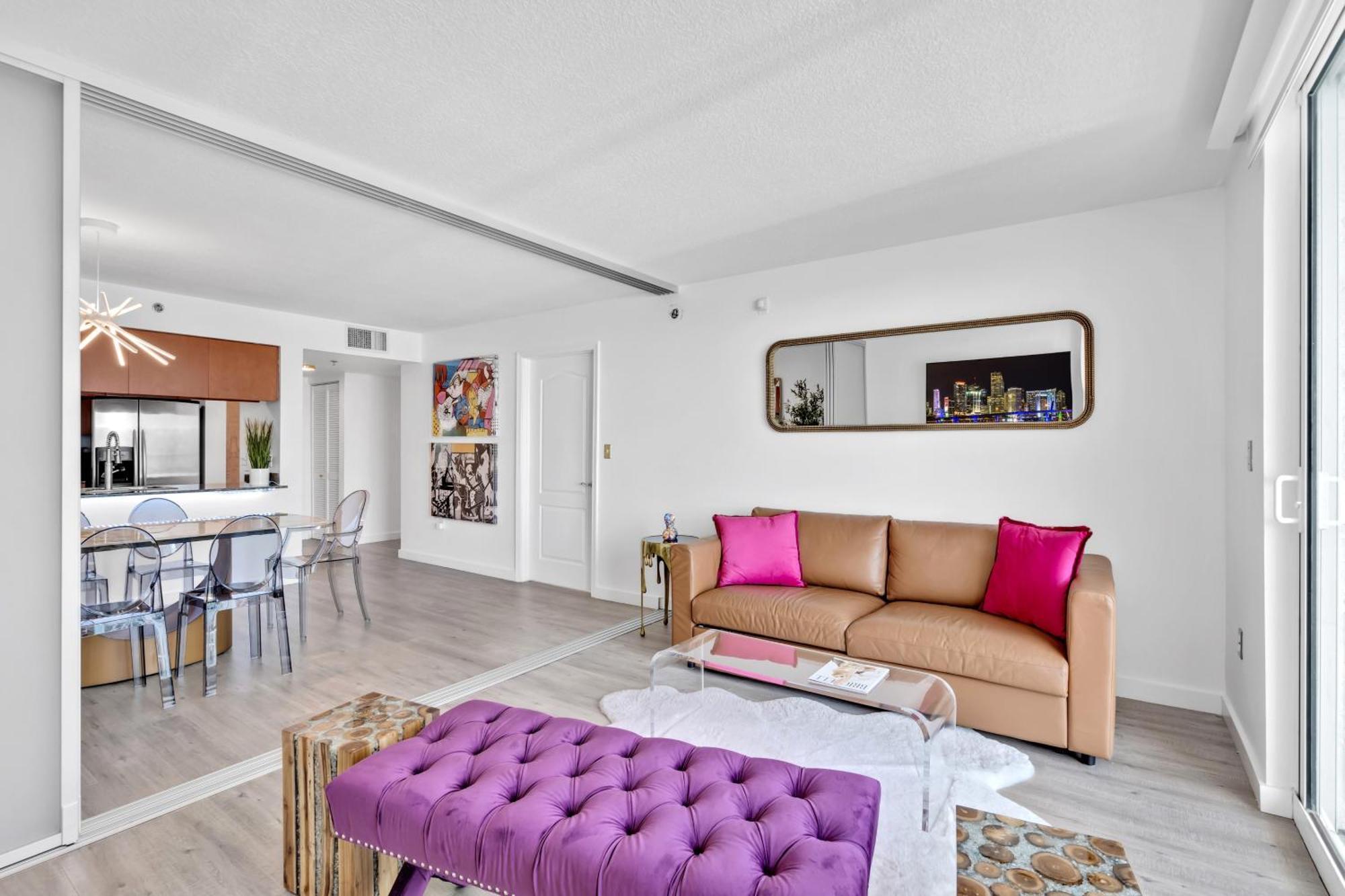 Oceanside Penthouse Apartment In Brickell Miami, Pool, Free Parking Zewnętrze zdjęcie