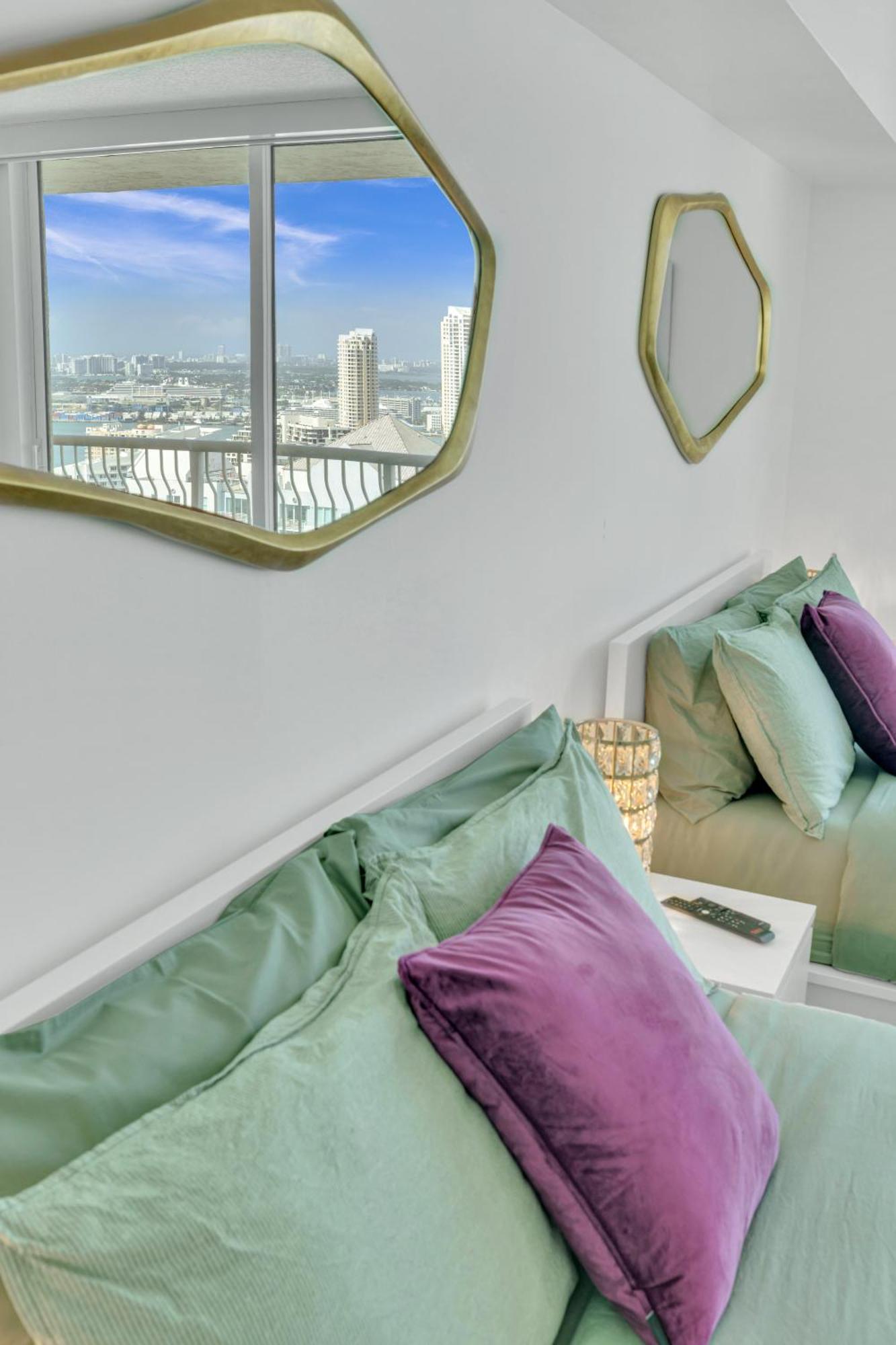 Oceanside Penthouse Apartment In Brickell Miami, Pool, Free Parking Zewnętrze zdjęcie