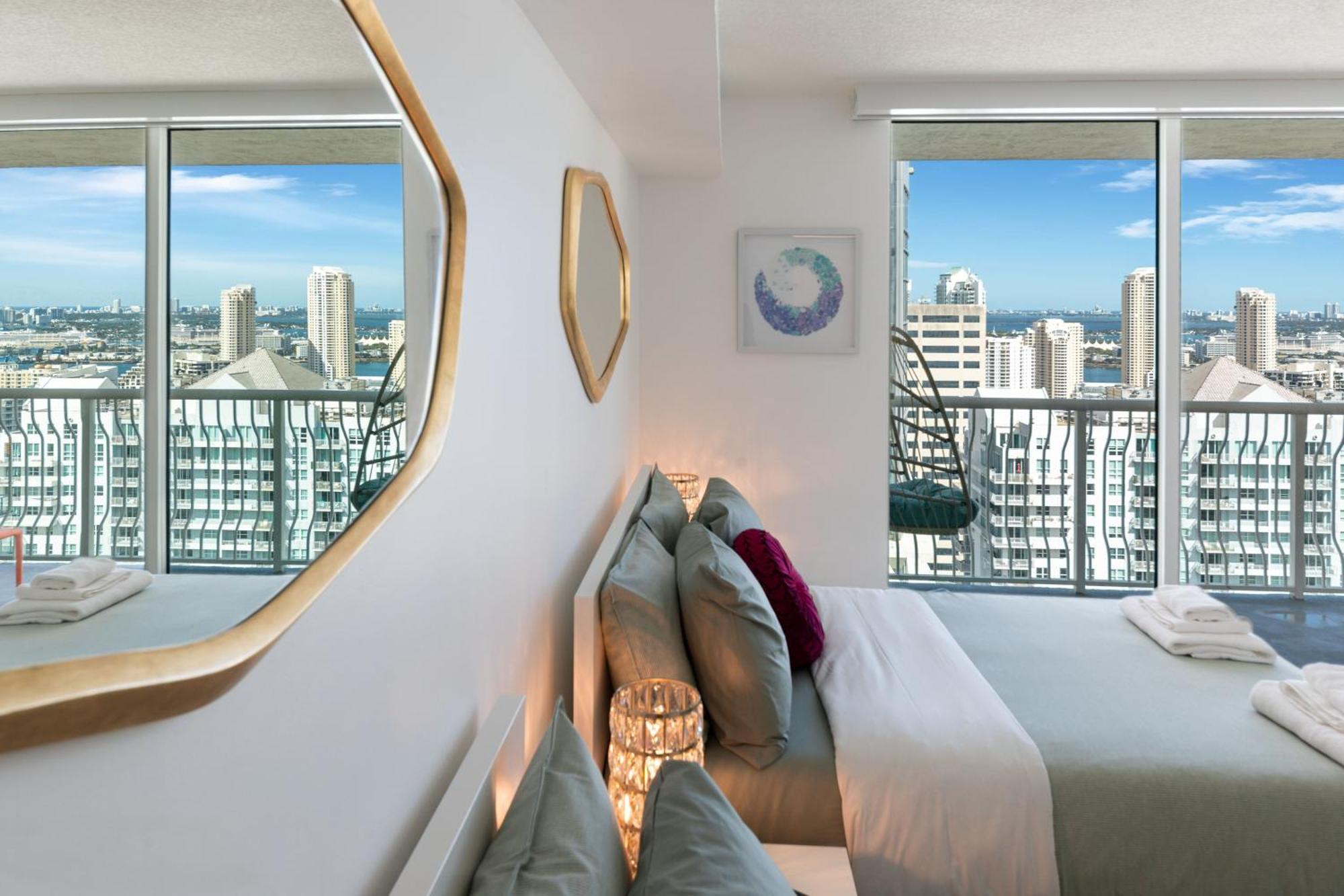 Oceanside Penthouse Apartment In Brickell Miami, Pool, Free Parking Zewnętrze zdjęcie