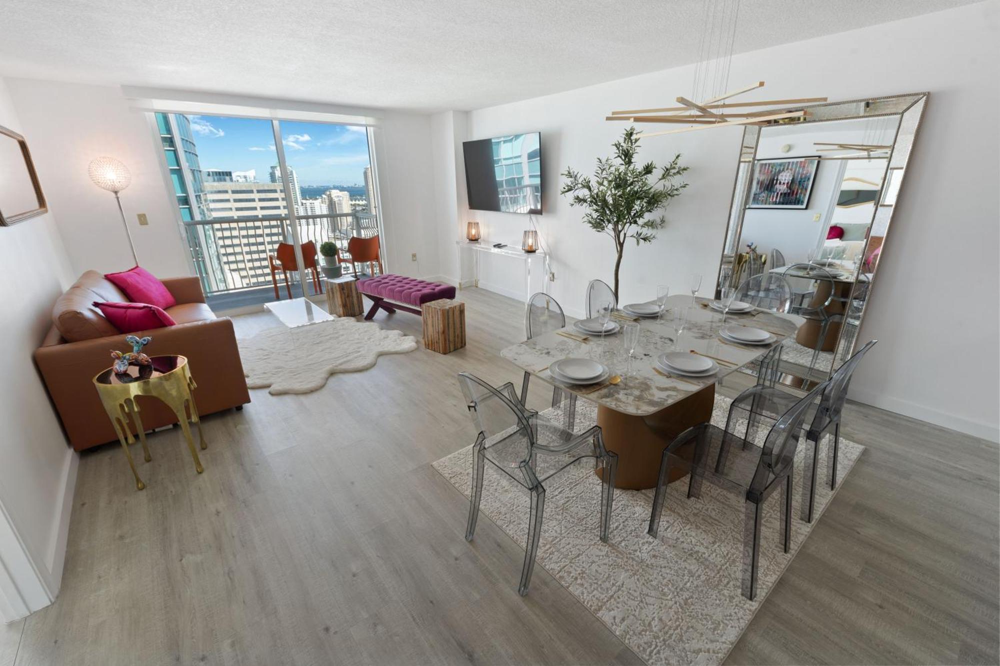 Oceanside Penthouse Apartment In Brickell Miami, Pool, Free Parking Zewnętrze zdjęcie