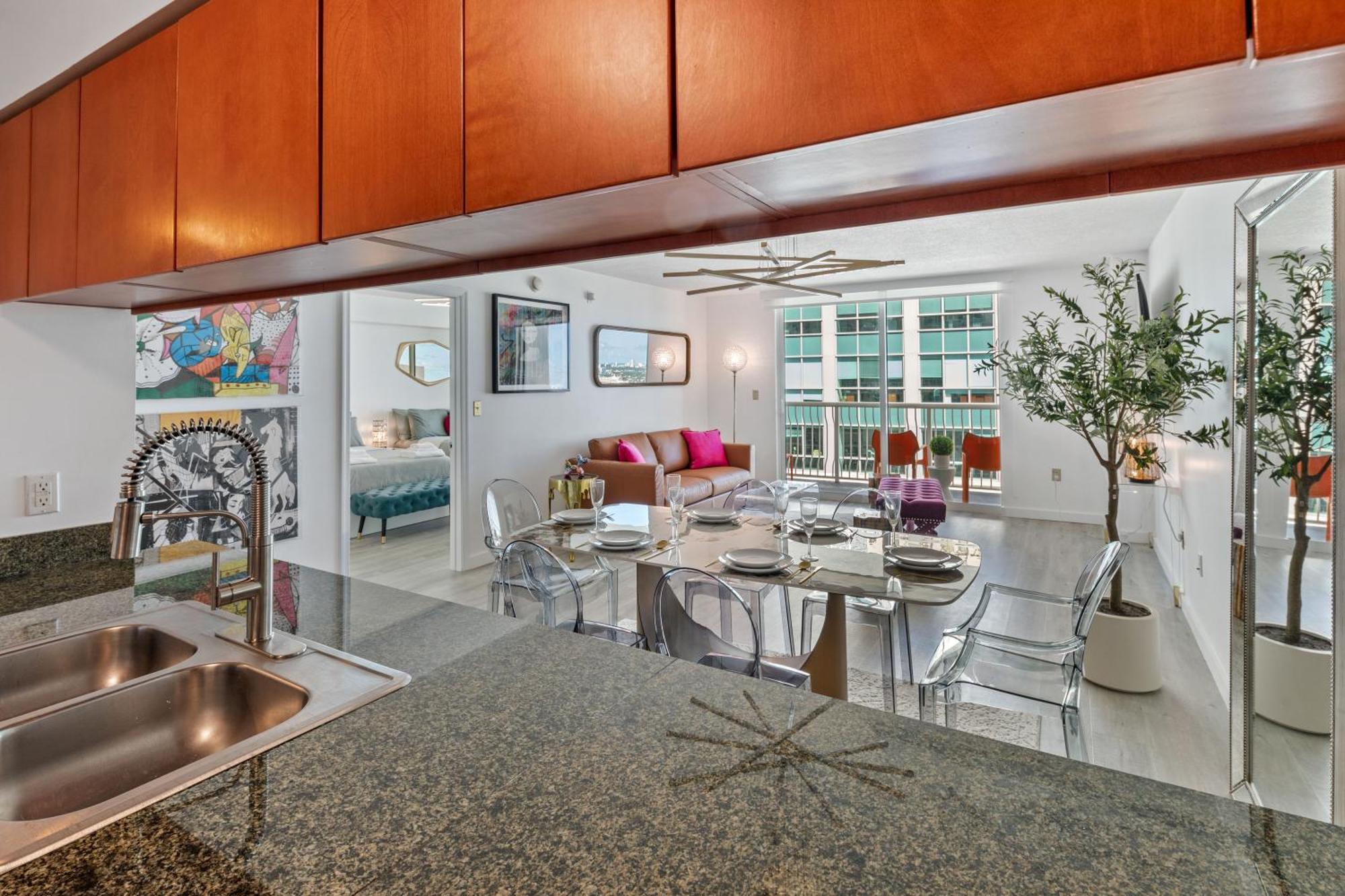 Oceanside Penthouse Apartment In Brickell Miami, Pool, Free Parking Zewnętrze zdjęcie