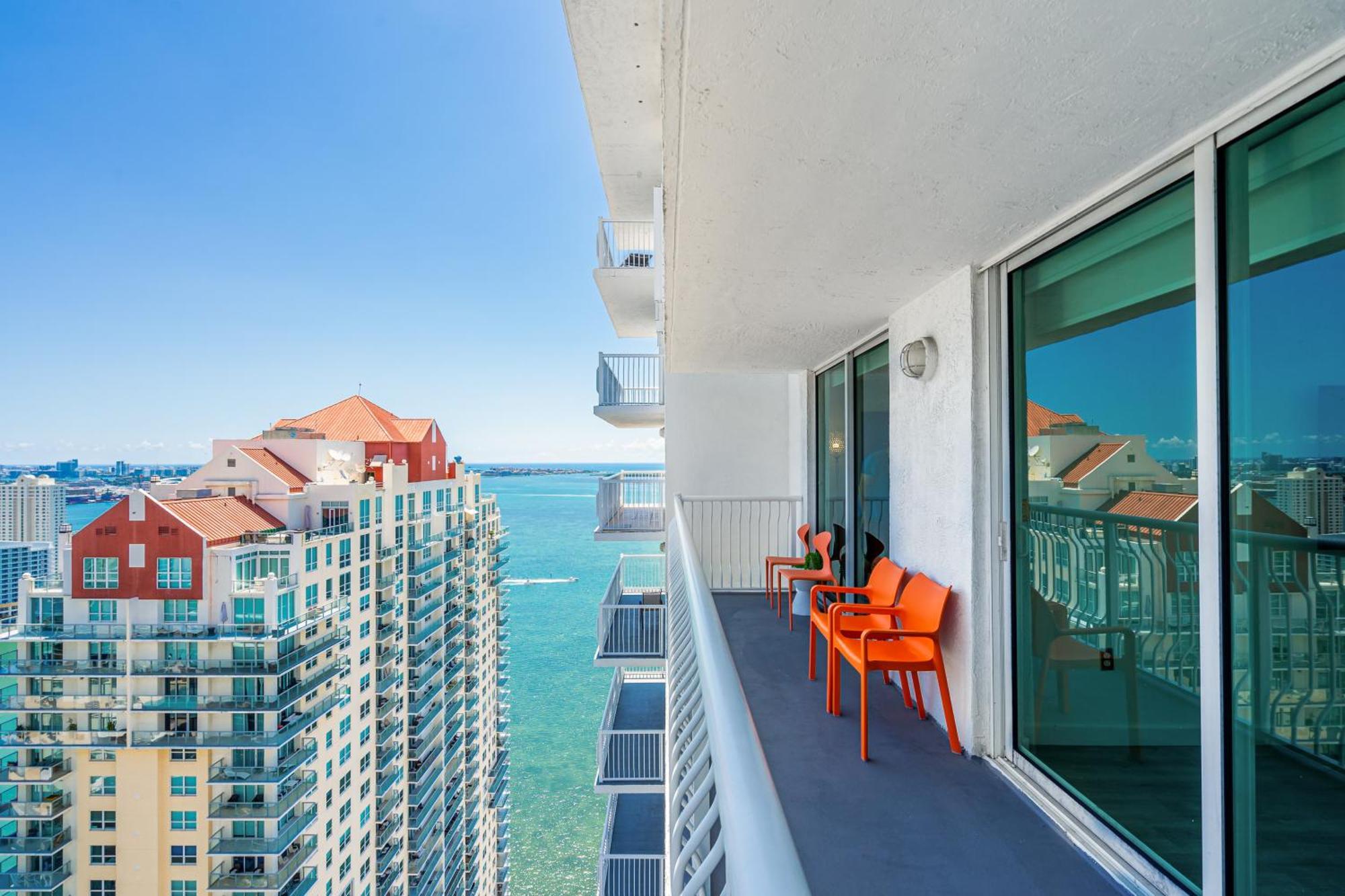 Oceanside Penthouse Apartment In Brickell Miami, Pool, Free Parking Zewnętrze zdjęcie