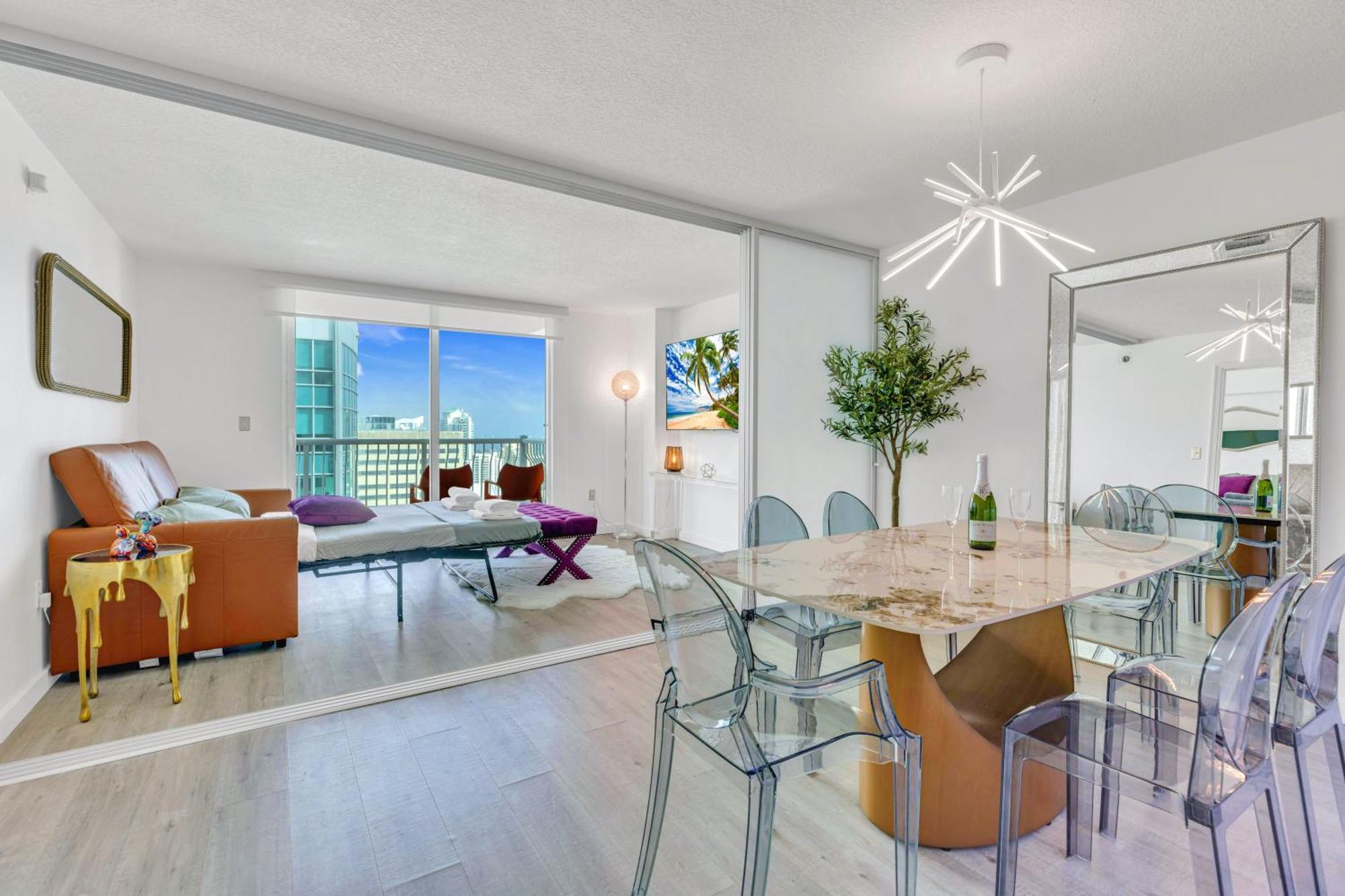 Oceanside Penthouse Apartment In Brickell Miami, Pool, Free Parking Zewnętrze zdjęcie
