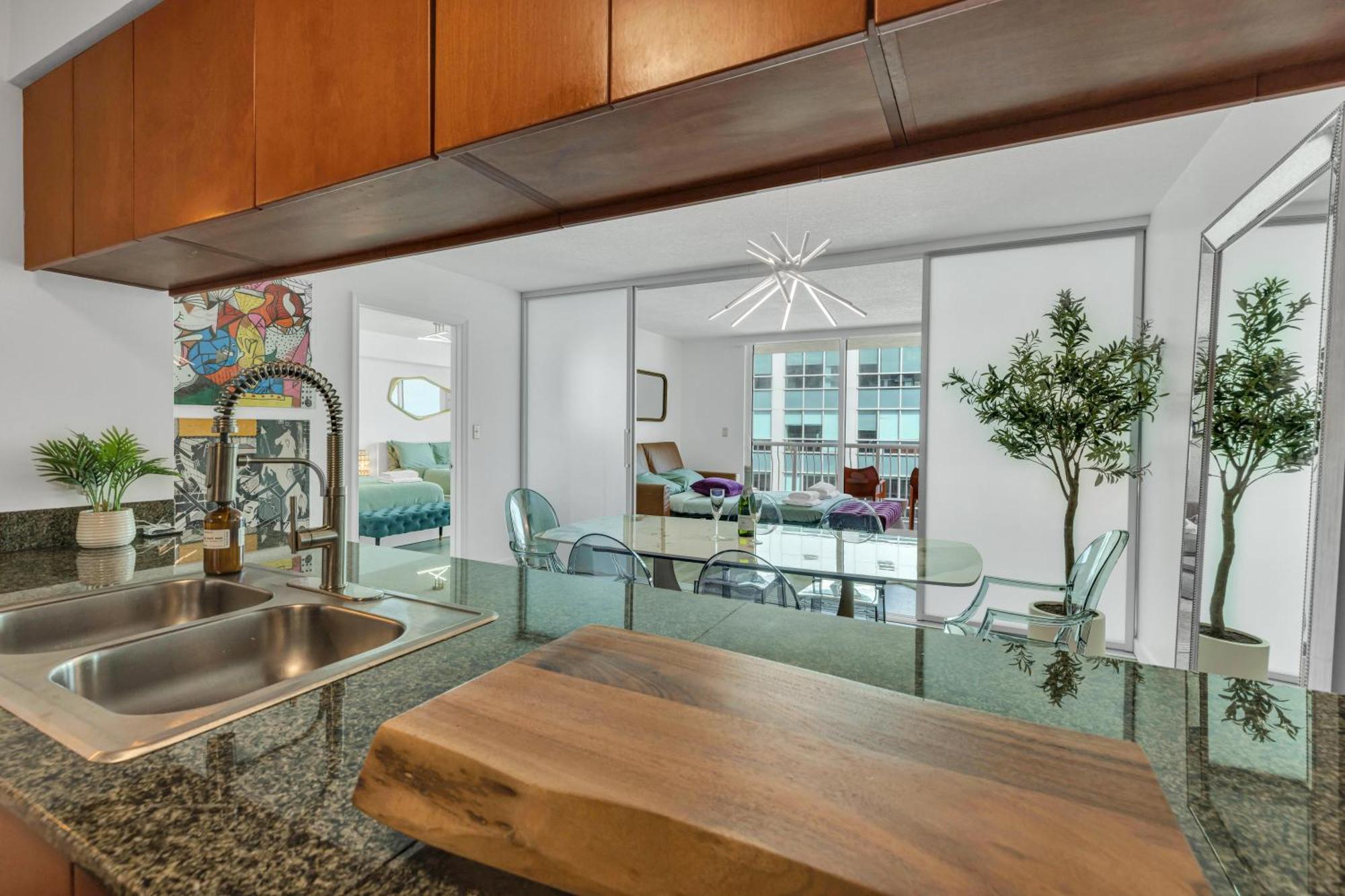 Oceanside Penthouse Apartment In Brickell Miami, Pool, Free Parking Zewnętrze zdjęcie
