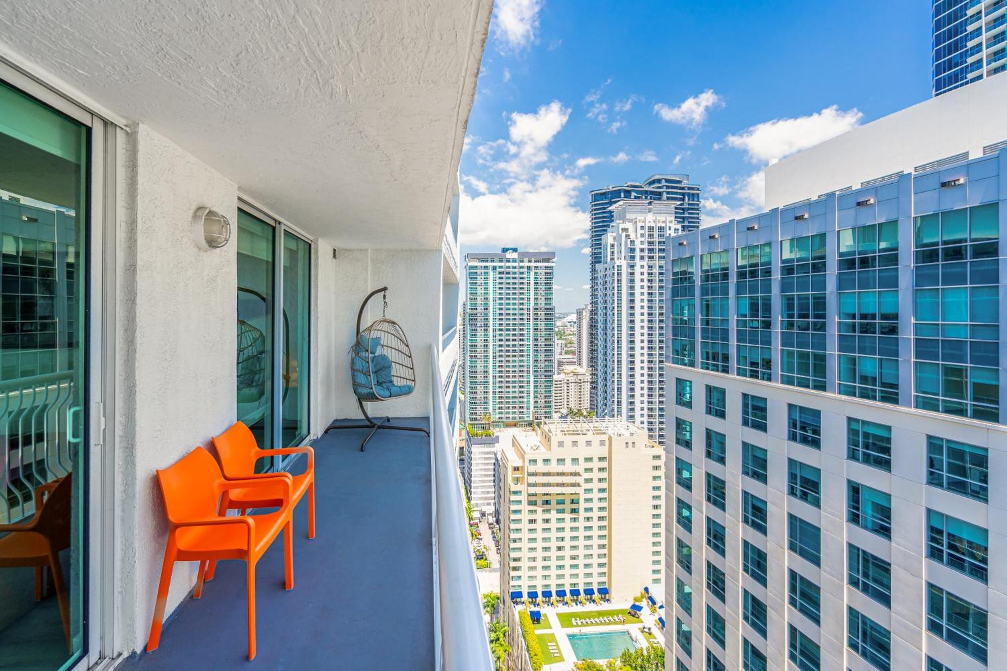 Oceanside Penthouse Apartment In Brickell Miami, Pool, Free Parking Zewnętrze zdjęcie