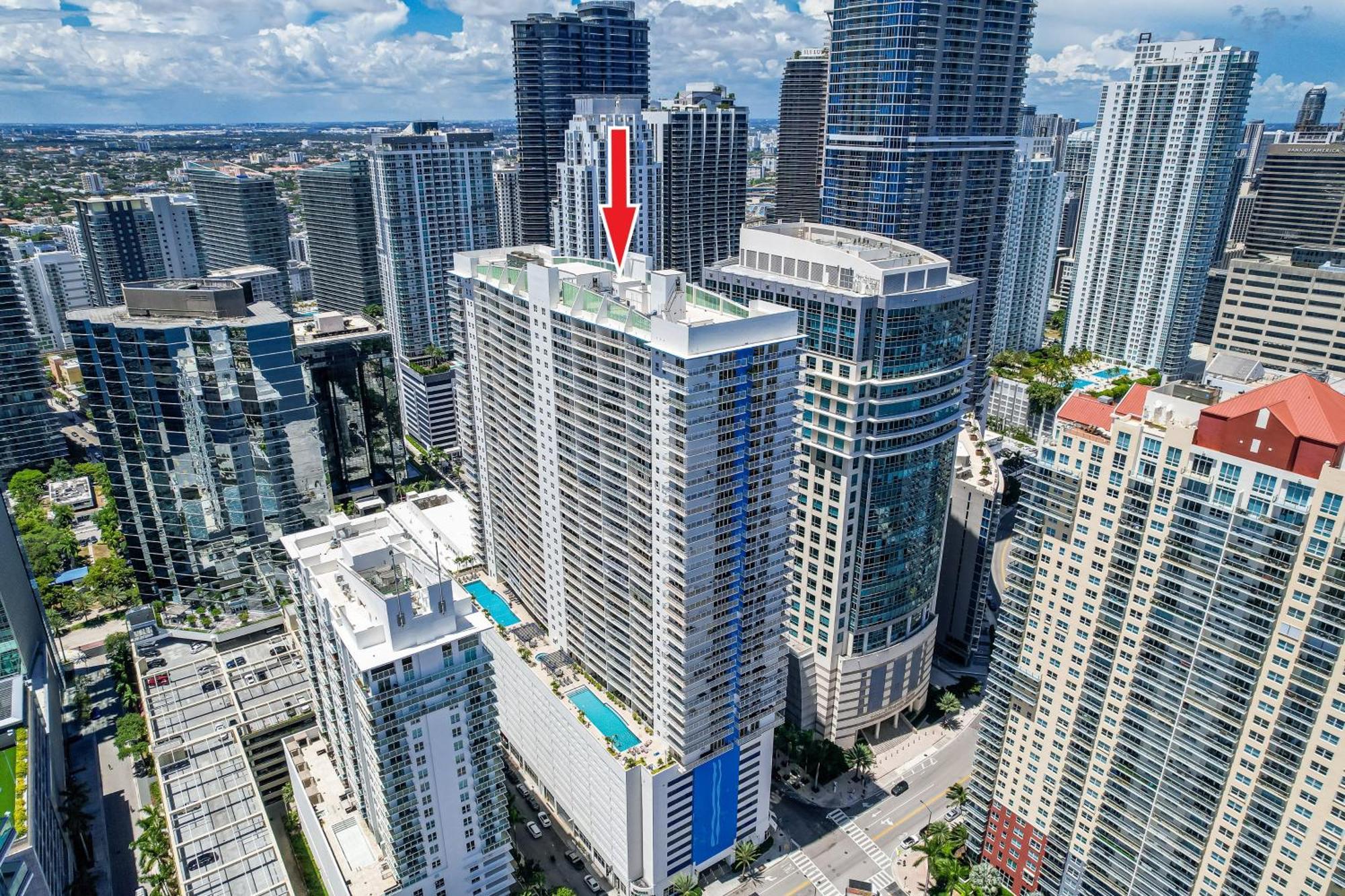Oceanside Penthouse Apartment In Brickell Miami, Pool, Free Parking Zewnętrze zdjęcie